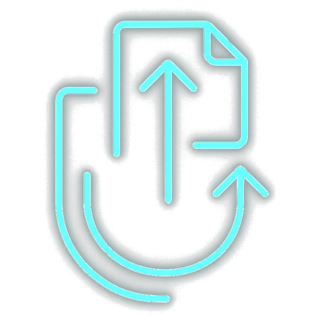Icona di condivisione file UniDrop